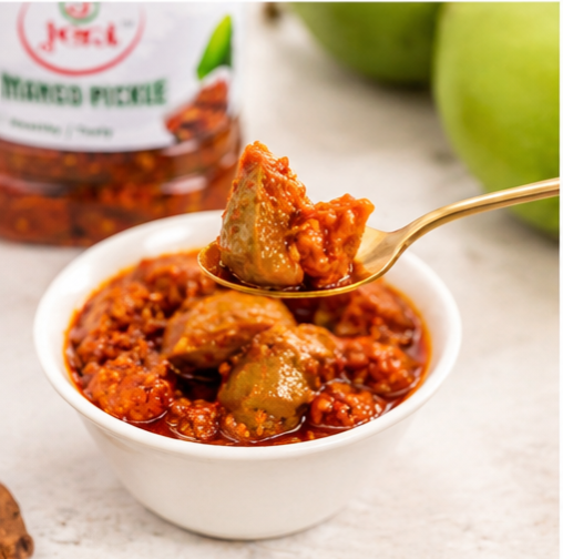 Jeni Mango Pickle in a bowl