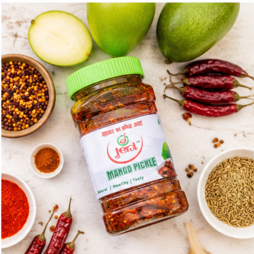Fresh ingredients used in Jeni Pickles